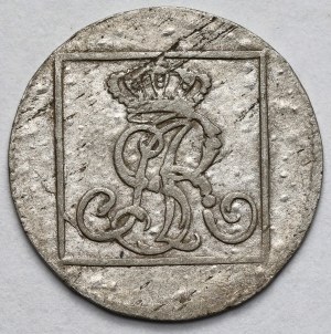 Poniatowski, stříbrný haléř 1774 AP
