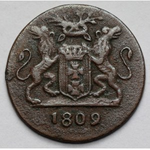Città libera di Danzica, Penny 1809-M