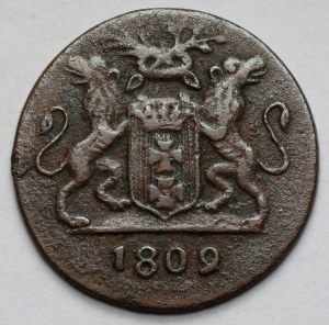 Free City of Gdansk, 1809-M penny