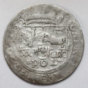 Jan II Kazimír, Tymf Lvov 1663 - BEZ iniciálů