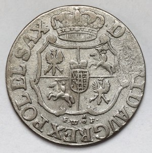 August III Sas, 1/24 thaler 1763 FWóW, Dresden