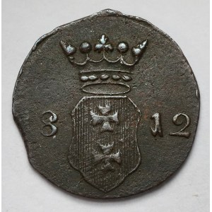 Wolne Miasto Gdańsk, Szeląg 1812-M