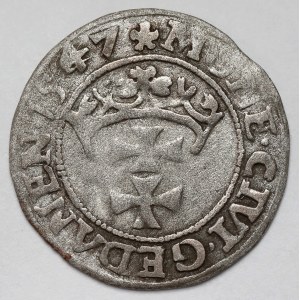 Zygmunt I Stary, Szeląg Gdańsk 1547