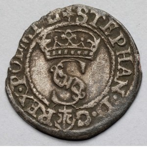 Stefan Batory, Szeląg Olkusz 1582 - KRZYŻE