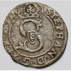 Stefan Batory, Szeląg Wilno 1581 - wczesny - M D LIT