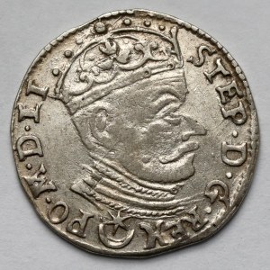 Stefan Batory, Trojak Wilno 1581 - Leliwa - LI