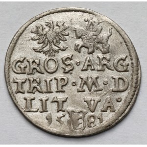 Stefan Batory, Trojak Wilno 1581 - (III)