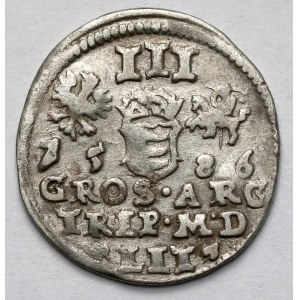 Stefan Batory, Trojak Wilno 1586 - inne popiersie