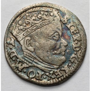 Stefan Batory, Trojak Wilno 1586 - kółka na rewersie