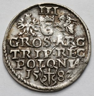 Stefan Batory, Trojak Olkusz 1582 - kule