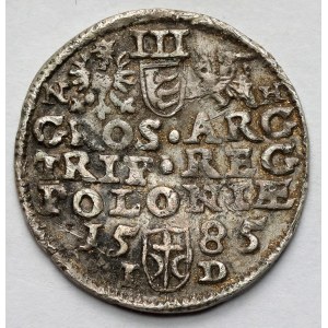 Stefan Batory, Trojak Olkusz 1585 NH - Howel - KULE w koronie