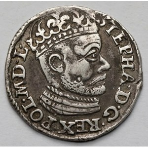 Stefan Batory, Trojak Olkusz 1584 - bez inicjałów