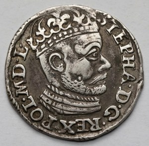 Stefan Batory, Trojak Olkusz 1584 - bez inicjałów