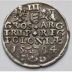 Stefan Batory, Trojak Olkusz 1584 - bez inicjałów