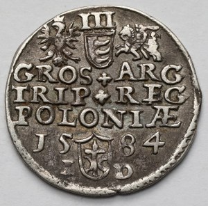 Stefan Batory, Trojak Olkusz 1584 - bez inicjałów