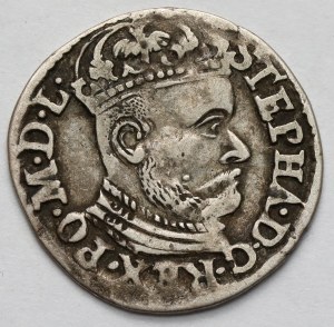 Stefan Batory, Trojak Olkusz 1583 - BEZ inicjałów