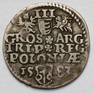 Stefan Batory, Trojak Olkusz 1583 - BEZ inicjałów