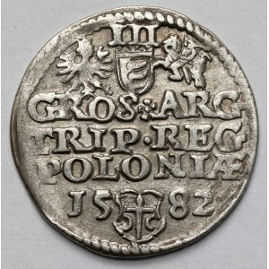 Stefan Batory, Trojak Olkusz 1582 - mniejsza głowa