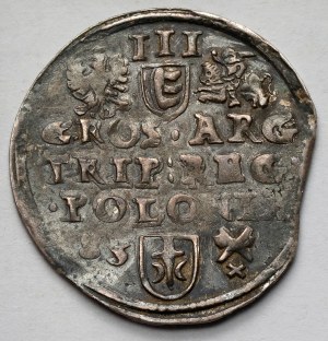 Stefan Batory, Trojak Poznań 1585 - duża głowa