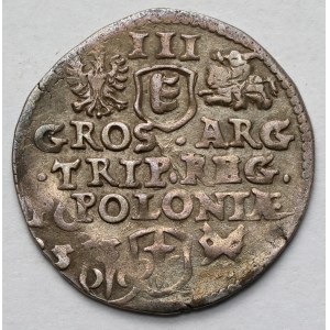 Stefan Batory, Trojak Poznań 1585 - mała głowa