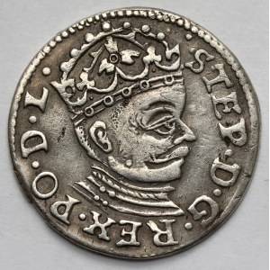 Stefan Batory, Trojak Ryga 1582 - STEP