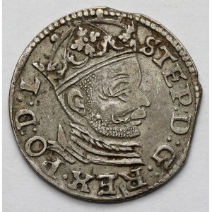 Stefan Batory, Trojak Ryga 1583 - mały naramiennik