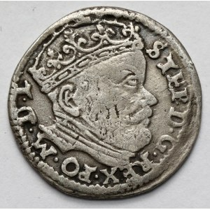 Stefan Batory, Trojak Wilno 1586 - bez kółek