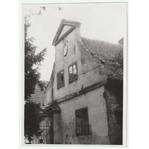 RESZEL. Plebania, budynek gospodarczy, 1949 r.