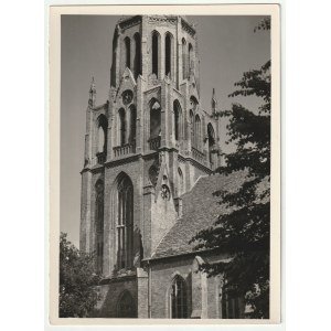 SZCZECIN DĄBIE. Kościół parafialny, 1955 r.
