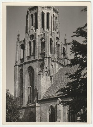 SZCZECIN DĄBIE. Farní kostel, 1955.