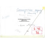 CZERNIEJEWO. Zegar na wozowni pałacu w Czerniejewie, lata 70. XX w.