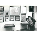 WYMIELÓW. Palace, room with mementos of A. Mickiewicz in Greater Poland, 1980s.