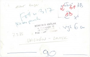 UNIEJÓW. Zamek, 1985 r.