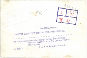 WRZEŚNIA. Pałac Pomińskich, 1952 r.
