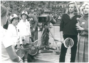 TENIS. Björn Borg, Boris Becker, Wojciech Fibak, 1978.