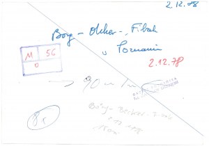 TENIS. Björn Borg, Boris Becker, Wojciech Fibak, 1978.