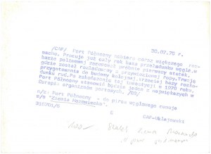 GDAŃSK South Port, 1975.