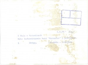 1 MAY. Katowice, 1975.