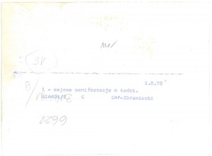 1 MAY. Lodz, 1975.