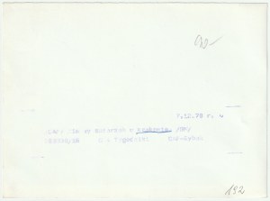 KRAKOV. Zimní soumrak, 1978.