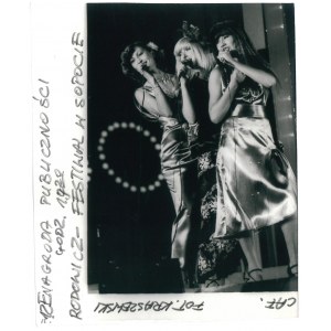 SOPOT. Festiwal, Maryla Rodowicz w trakcie występu, 1977 r.