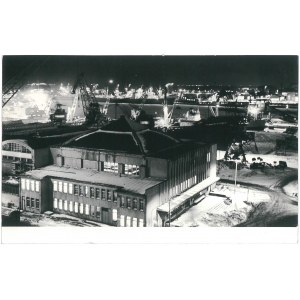 GDYNIA. Panorama budynków i urządzeń portowych,1970 r.