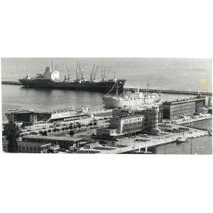 GDYNIA. Port z lotu ptaka, 1976 r.