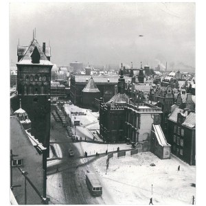GDAŃSK. Fragment Starego Miasta, 1965 r.
