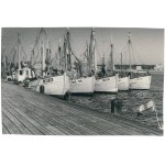 JASTARNIA. Fishing port, 1960s.