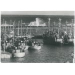 WŁADYSŁAWOWO. Cutters in the fishing harbor, 1976.