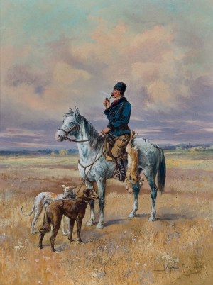 Tadeusz Rybkowski, POLOWANIE Z CHARTAMI