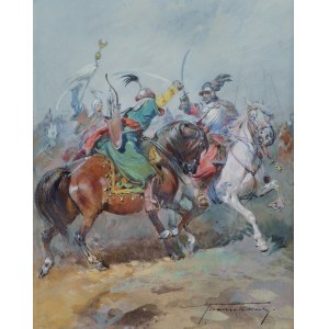 Antoni Trzeszczkowski, POTYCZKA Z TURKAMI