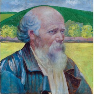 Andrzej Pronaszko, MĘŻCZYZNA NA TLE PEJZAŻU, 1909