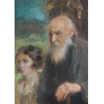 Teodor Axentowicz, OLD AND YOUNG, ca. 1935